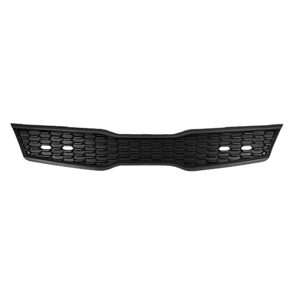 New OE Black Front Grille Replaces 863511W500 One Piece fits 2016-2017 Kia Rio EX Sedan 4-Door