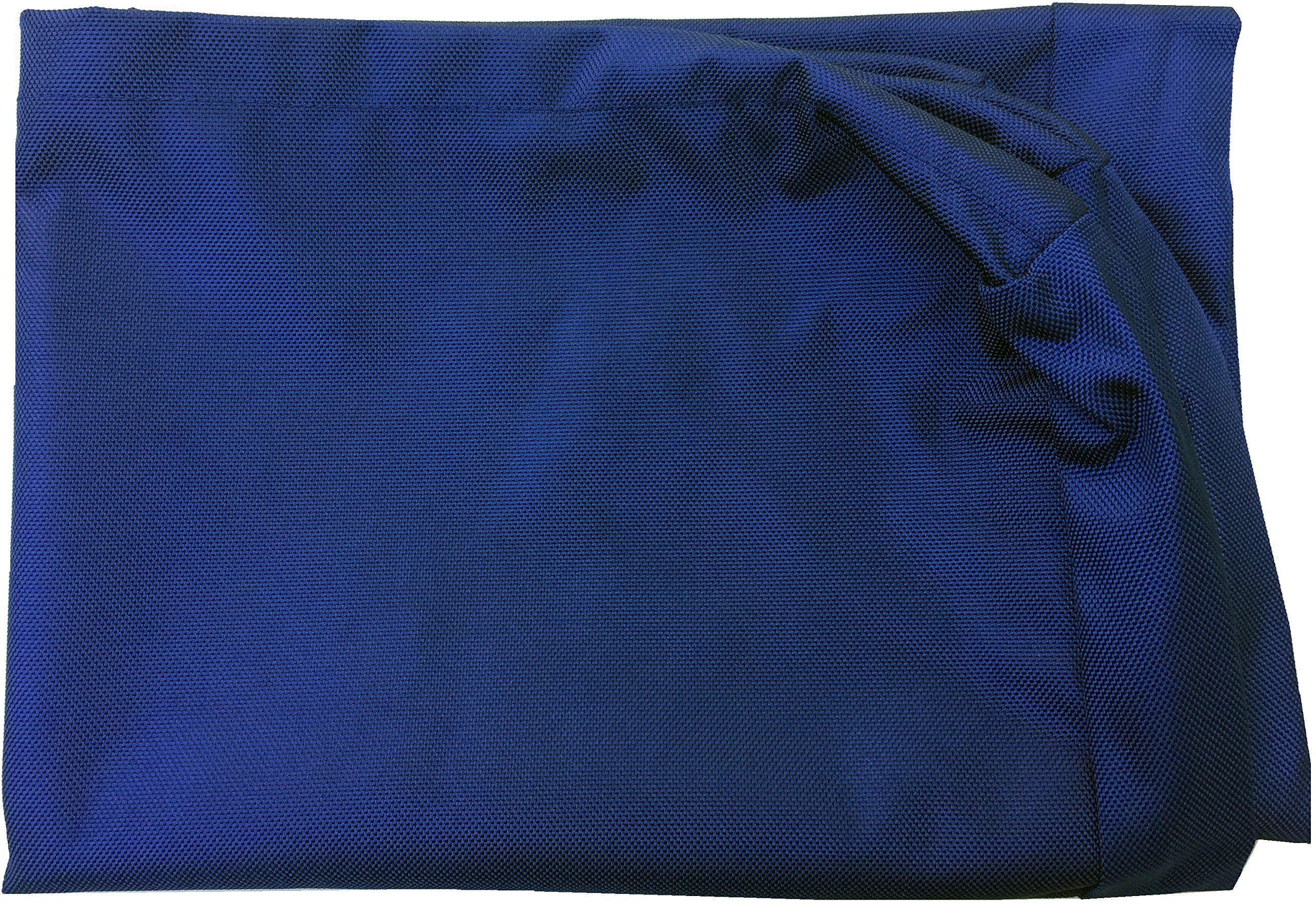 Premium Shredded Memory Foam Dog Bed Medium 37x27, Waterproof Inner Layer and Heavy Duty Nylon Outer Cover, Blue