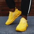 thumbnail image 5 of Zapatillas para correr XKOWUO para hombre Tennis Road Fashion, amarillas, talla 8, 5 of 5