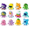 Pinata Smashlings: Deluxe Box D 12 Collectible Figure Pack - Rainbow Whale Edition, 1.6" Characters, 2 Rare & 2 Ultra Rare