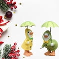 thumbnail image 2 of Toystoory Dilly And Dally Puddle Ducks Adorno de jardín muy detallado y pintado a mano resistente a la intemperie Decoración del hogar, 2 of 6