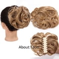 thumbnail image 3 of Women Scrunchies Chignon Claw Clip Hair Band Synthetic Hair Bun Synthetic Hair Clips Fake Hair 8, 3 of 8