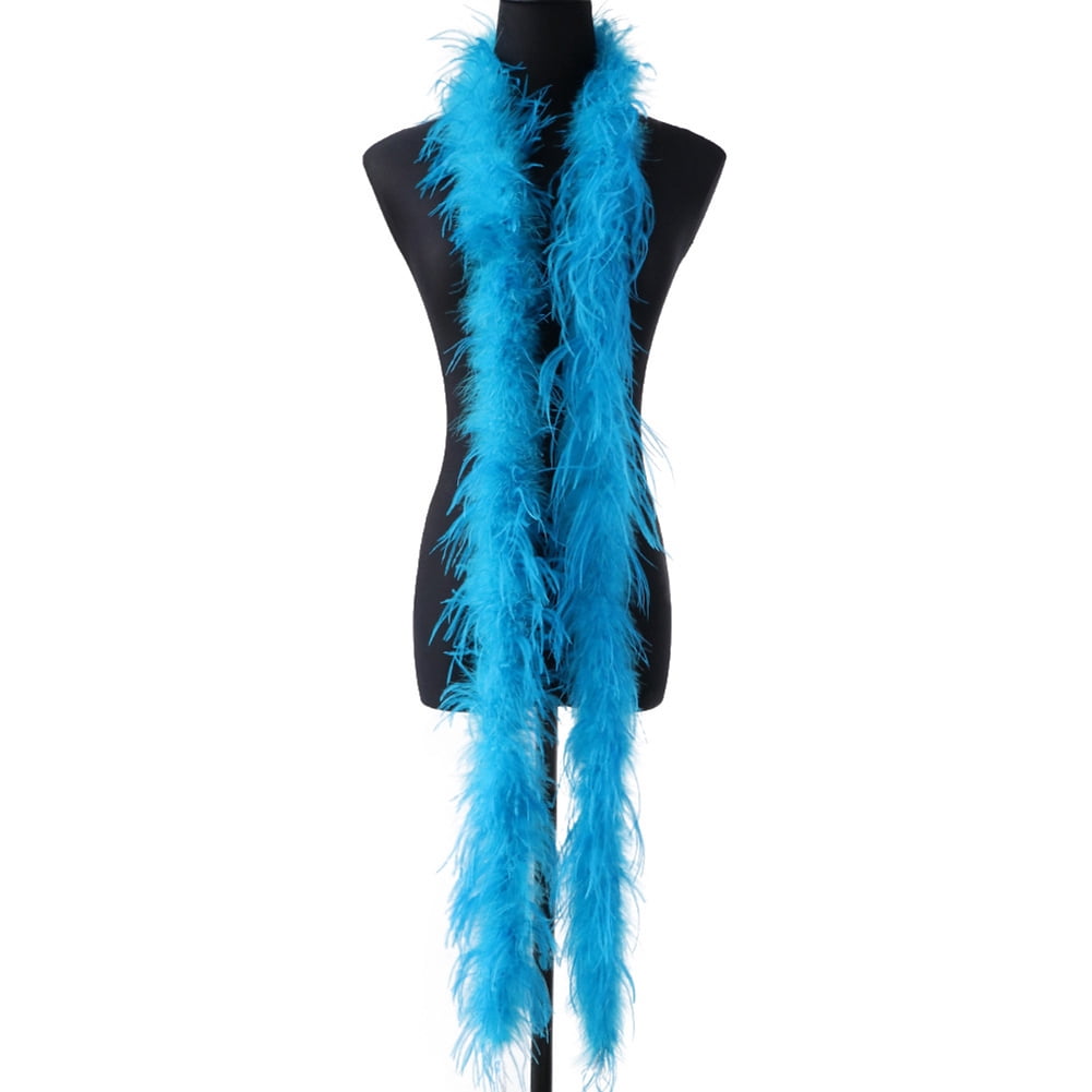 Ostrich Feather Scarf – DIY Craft, Dance, Wedding & Party Costume Accessories, Soft Pink Feathers