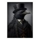 thumbnail image 1 of Pintura en lienzo de estilo gótico victoriano para decoración de la habitación, póster Retro, Cuervo, bruja, murciélago, Calavera, Academia oscura, regalos de Halloween, 1 of 4