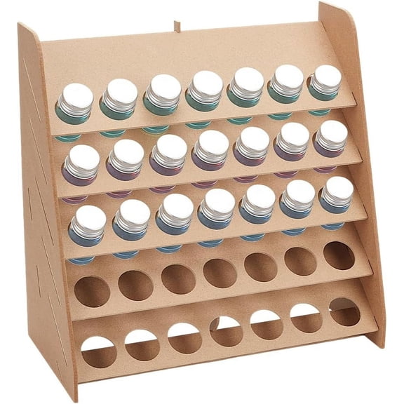 Wood Display Stand Tan 31x6.65x0.28cm