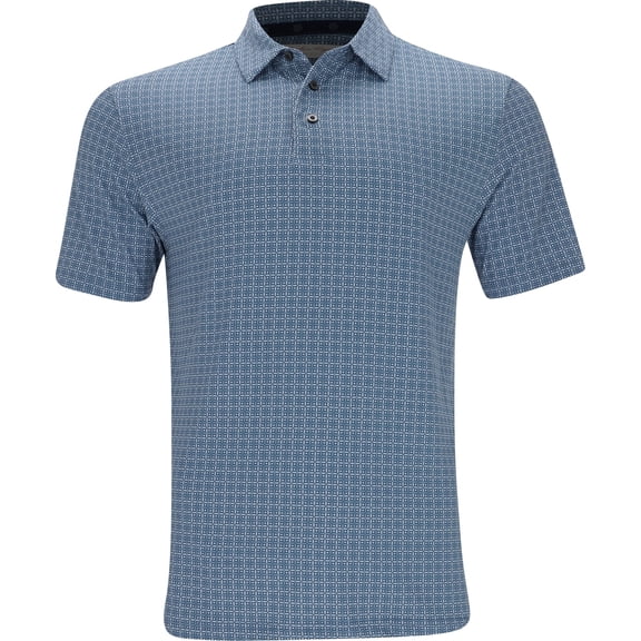 Ben Hogan Mini Geo Print Bright Cobalt Shirt Men XXL