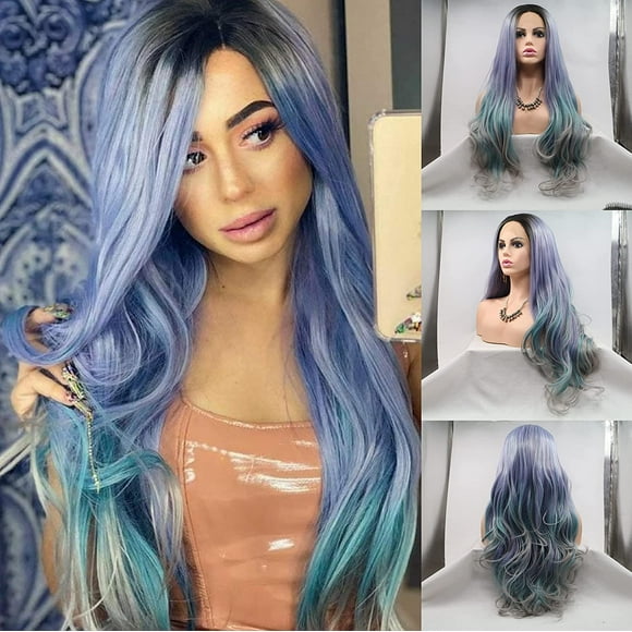 Purple And Blue Ombre Hair