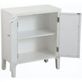 thumbnail image 4 of Elegant Decor Modern 2 Door 28" Accent Cabinet in Hand Painted White, 4 of 11