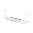 thumbnail image 3 of Luzkey Under Cabinet Basket Adjustable Carbon Steel Under Shelf Storage Rack Hanging Organizer Extendable Shelf Suitable for Kitchen Bathroom Office Bookshelf Desk White, 3 of 8