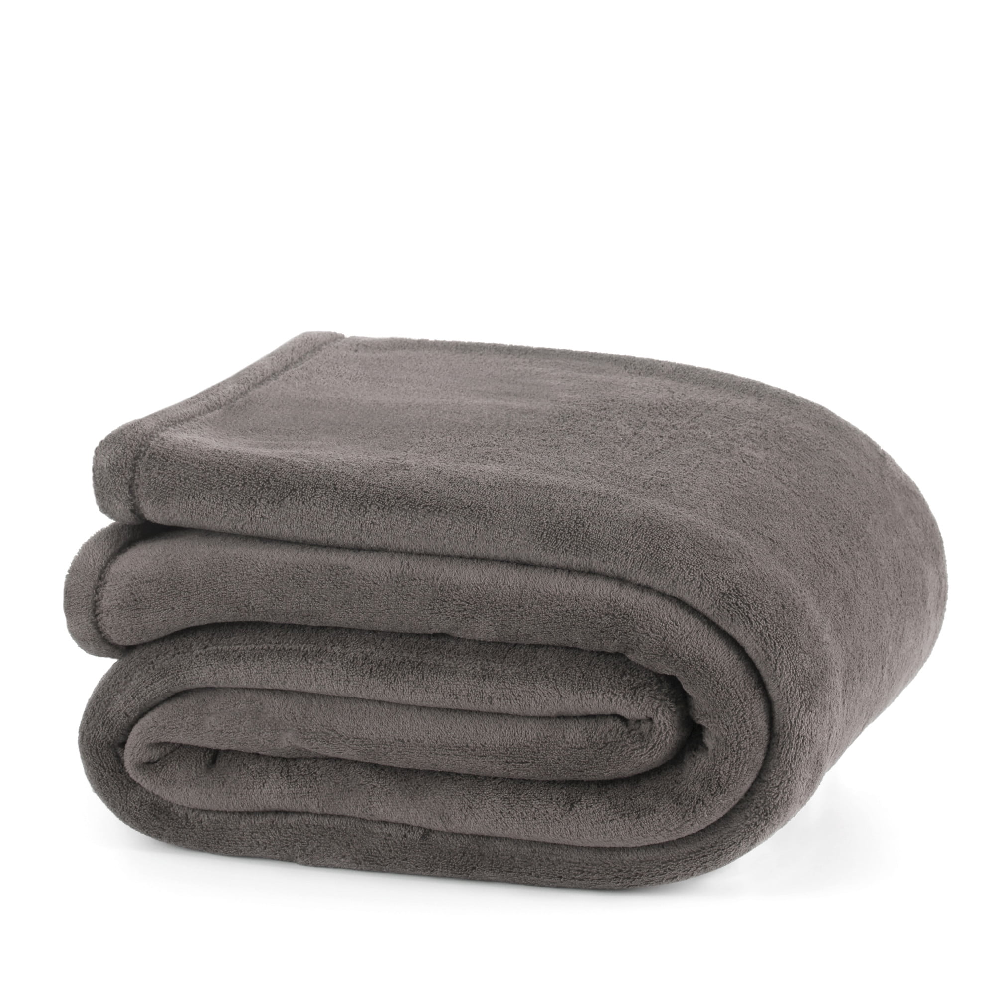 Super Plush Twin Gray Blanket