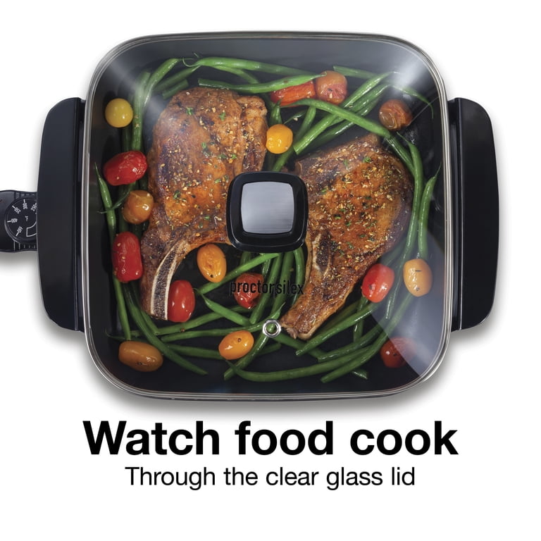 Proctor Silex, Electric Skillet, 116 sq. in., Nonstick Surface