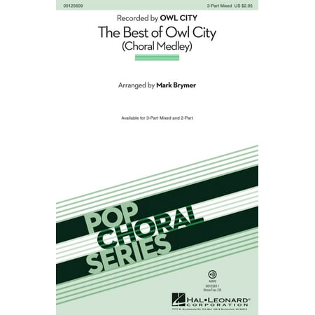 Hal Leonard The Best of Owl City (Choral Medley) 3-Part Mixed by Owl City arranged by Mark