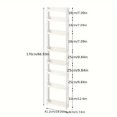 thumbnail image 4 of Ultra-Thin 3-Layer Over The Door Storage Cabinet, Narrow Space Saving Wall Mount Organizer with Baskets Containers, Versatile Gap Rack for Bathroom Kitchen Bedroom Home Organization, 4 of 6