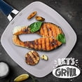 thumbnail image 4 of NutriChef  9.45'' Grill Pan - Non-Stick High-Qualified Kitchen Cookware, 4 of 6