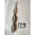 thumbnail image 2 of Wedding Bride Diamond Rhinestone Silver Scallop Headband Bohemian with Style Guideand Nonslip Velvet Backing, 2 of 4