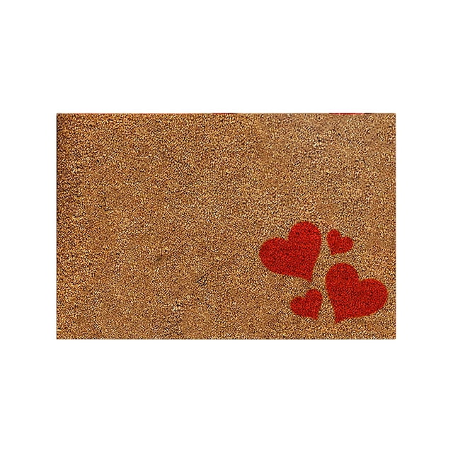 GUANGHONG Floor Mat Valentine's Day Living Room Bedroom Red Heart Rug Valentine's Day Home Decoration Modern Large Area Rug