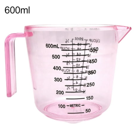 

GIFZES 150/300/600ml Handle Water Milk Egg Scale Measuring Cup Mug Measurement Tool