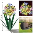 thumbnail image 2 of Escultura solar para jardín con forma de mariposa de agave de metal Homight, 3 unidades, 2 of 8
