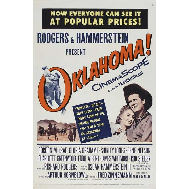 Oklahoma! Movie POSTER 11" x 17" Style D