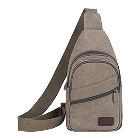 NOKIO Stylish Chest Sling For Men, Trendy Chest Pouch For Guys, Chest Sling Pack For Men, Outdoor Chest Bag For Guys, 2024 Men's New Casual Solid Color Simple One Shoulder Messenger Bag