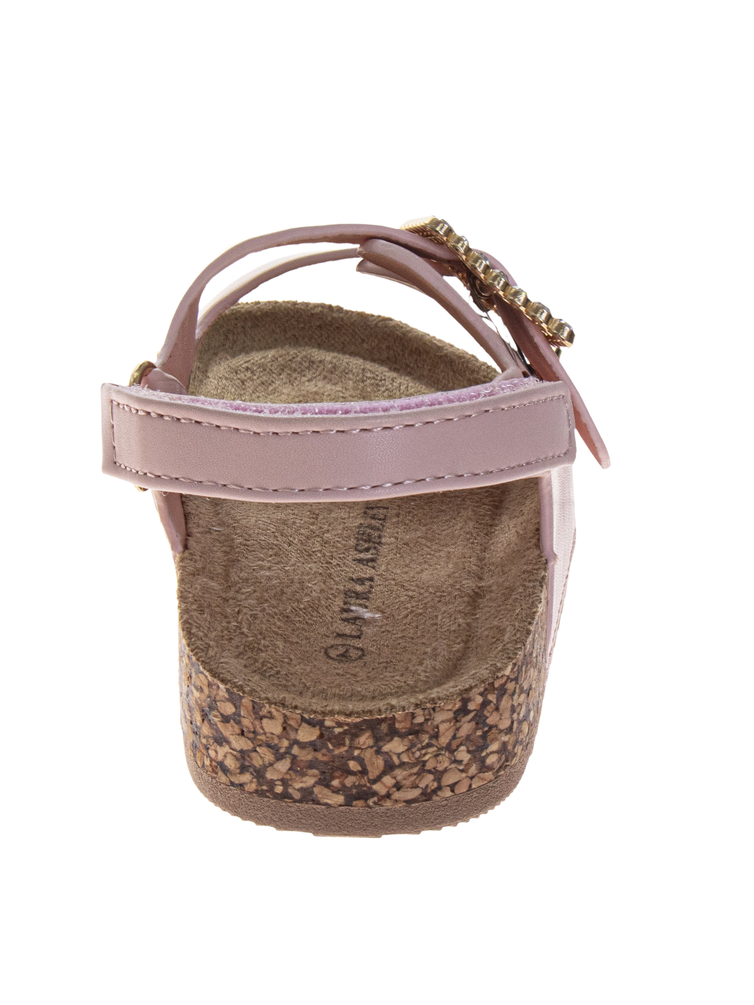Laura Ashley Toddler Girls Double Buckle Embellish Sandals