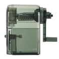 thumbnail image 5 of Rupoun Manual Pencil Sharpener 7 Speeds Adjustable Portable Handheld Sharpener for 6 to 8mm Pencil Charcoal Art Supplies, Transparent Green, 5 of 9