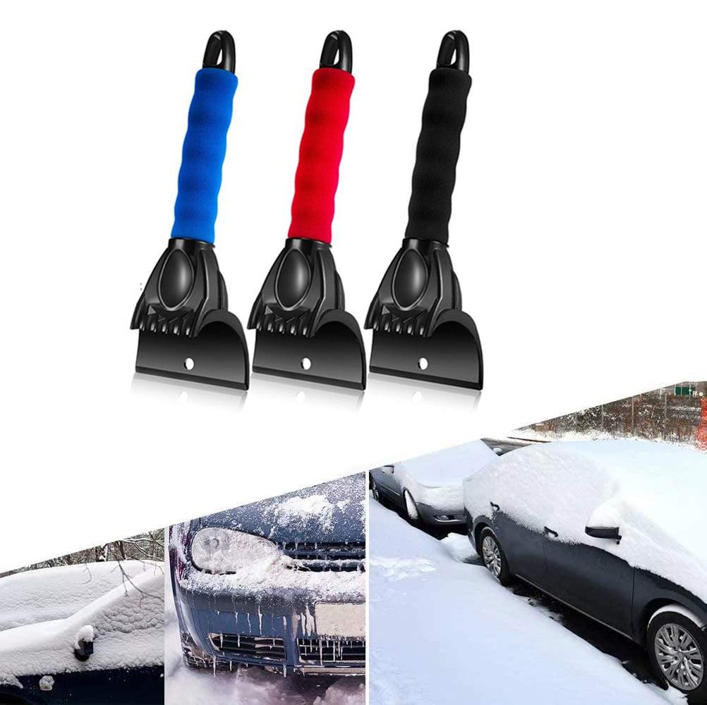Ice Scraper Remover for Cars Windshield Snow Brush Windscreen Frost Shovel Grip 