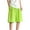 Green, variant on AherBiu Plus Size Gym Shorts Men Drawstring Quick Drying Stretch Loose Lightweight Shorts Casual Solid Color Workout Shorts