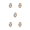 thumbnail image 1 of Qarigey Anillo con diseño de tablero de ajedrez, joyería femenina elegante exquisita, anillos de dedos de colores simples, regalo de Type2 NO2, 1 of 6