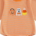 thumbnail image 4 of 12-18 Months Preemie Baby Girls And Boys Halloween Long Sleeved Dress Cute Cartoon Print Bodysuits Boys And Girls Baby Romper Pajamas Crawling Clothes, 4 of 4