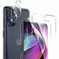 thumbnail image 1 of ccwonima 4 Pack Screen Protector for Motorola Moto G 5G 2022-2 Pack Tempered Glass Screen Protector and 2 Pack Camera Lens Protector - Shatter Proof- HD Clarity, 1 of 1