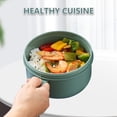 thumbnail image 7 of 28.7oz Microwave Soup Mugs with Lids,Microwavable Noodle Cooker for Dorm Essentials.Easy-Grip Design, for Soup Oatmeal Gumbo Salad Rice Cereal & More - BPA-Free(Green), 7 of 7