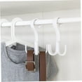 thumbnail image 6 of Soimiss 3Pcs 360 Degree Rotating Four Hooks Scarf Holder White Accessory Holder for Women, 6 of 8