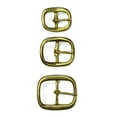 thumbnail image 4 of 4 Pack Solid Brass Mechanical Belt Buckle - 1" - 1.25" - 1.5", 4 of 6