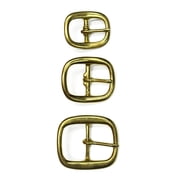 4 Pack Solid Brass Mechanical Belt Buckle - 1 - 1.25 - 1.5