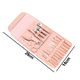 thumbnail image 2 of Kit De Pedicura Profesional Cortaúñas Herramientas, Kit De Aseo Herramienta Para El Cuidado De Las Uñas Con Estuche De Viaje De Cuero 16 Piezas - Rosa, 2 of 5
