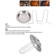 thumbnail image 2 of Sonducket Estante para asar pollos de acero inoxidable, resistente al agua, ligero, tenedor para barbacoa, soporte para pato, soporte para Estufas de camping, 2 of 5