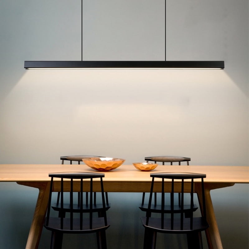 SJIGUANGZ Pendant Light LED Pendant Lights Modern Dining Room Chandelier Dimmable Pendant Lamp Hanging Ceiling Lighting Fixture for Bedroom Living Room Dining Room Study Room Bar (47.25inch)
