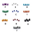 thumbnail image 3 of Eigraketly 4 Uds tapas de vástago de válvula de rueda componentes de reemplazo profesional accesorios de cubierta de componentes modificados cubiertas de Herramientas y ferretería Violeta Eigraketly TO008945-06, 3 of 6