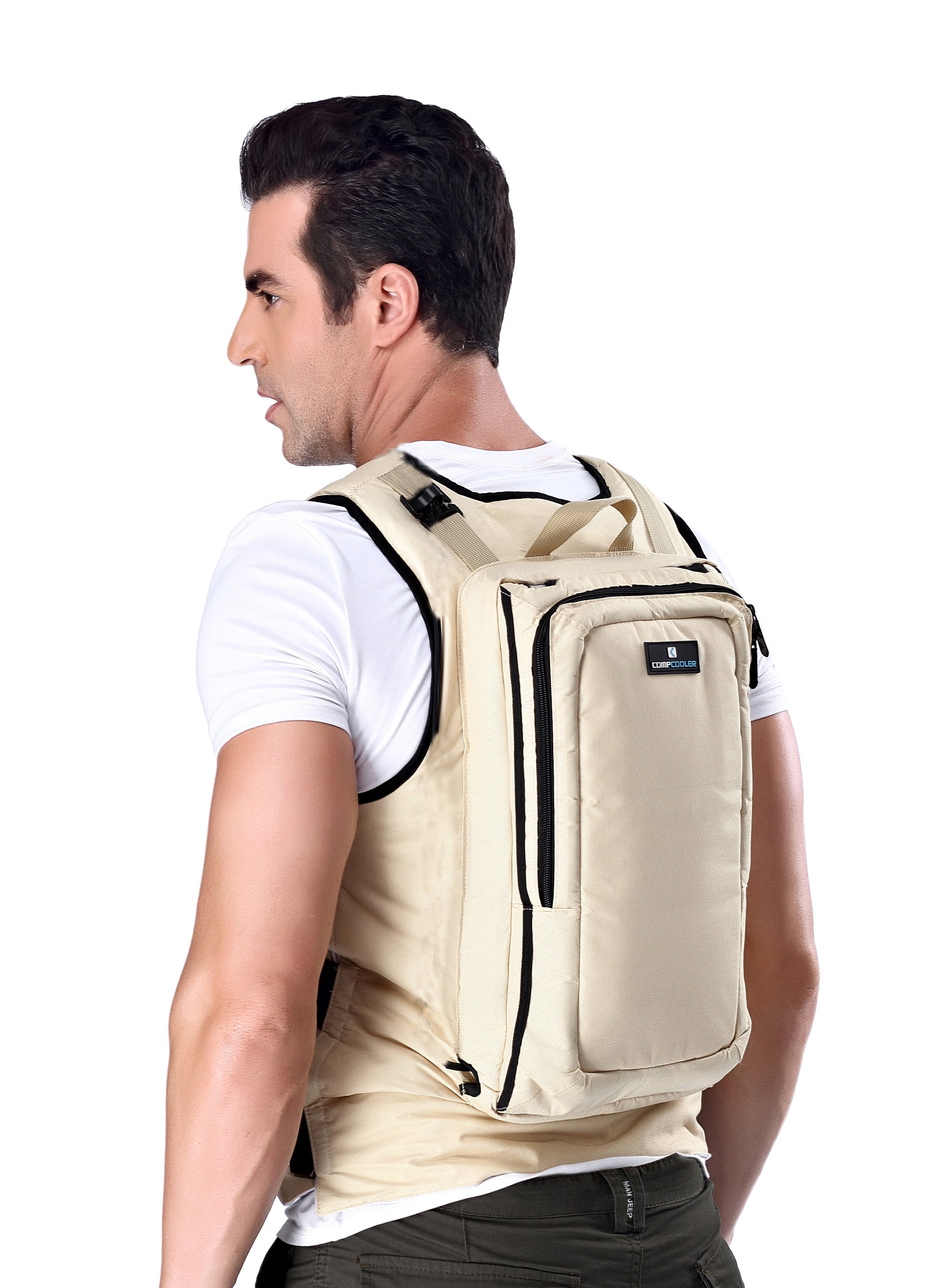 Ice Water Circulating Cooling Vest Tan 