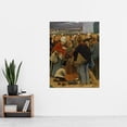 thumbnail image 2 of Laermans Emigrants Farewell People Crowd Painting Extra Large Art Print Wall Mural Poster Premium XL, 2 of 3