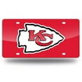 thumbnail image 2 of Kansas City Chiefs Red Laser License Plate, 2 of 2