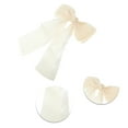thumbnail image 3 of Unique Bargains 1 Pc Elegant Bow Ribbon Duckbill Hair Clips Hairdo Clip Beige, 3 of 5