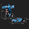 thumbnail image 1 of Labymos 1:18 One-key Transform Car 2CH Robot, 1 of 8