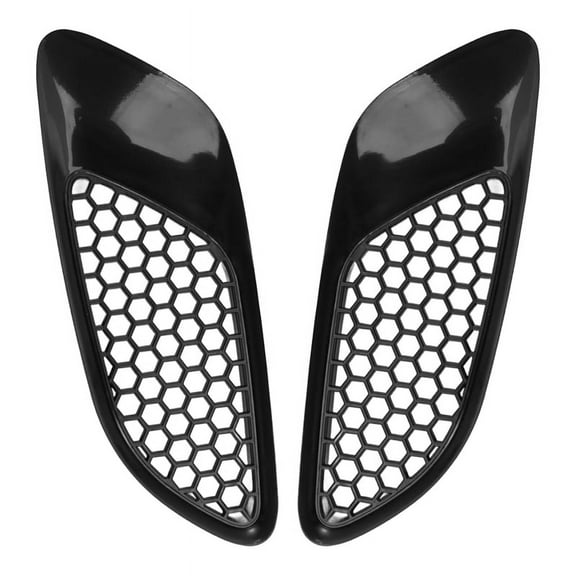 2PCS Air Vent for Real M3 Model Car Front Air Scoop Bonnet Vent Hood Vent Louvers for E90 E91 E92 E93 M3 ABS
