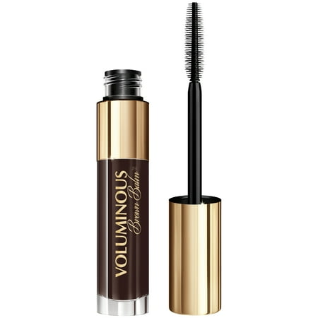 L'Oreal Paris Voluminous Brown Balm Volumizing, Caring, Vegan Mascara, Brown, 0.26 fl. oz.