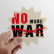 thumbnail image 1 of No mas guerra mundial de amor la paz Calcomanías solares de vinilo, 1 of 3