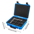 thumbnail image 2 of Miumaeov Watch Box 12 Slots Watch Case Stainless Steel Plastic Watch Storage Organizer Portable Travel Suitcase with Lock Load 221 lbs for Watch Enthusiasts Collectors, 2 of 11