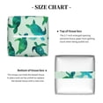 thumbnail image 3 of Rocae Green Sea Turtle for High-grade Leather Tissue Box, Exquisite Fashionable Design, Office Tissue Box, Waterproof Family Tissue Box, 3 of 8