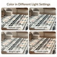 thumbnail image 7 of ODIKA 6'x9' Ultra-Soft Area Rug, Farmhouse Southwestern Motif Cream Distressed Desk Dining Under None Washable, Bare feet friendly, Silk-Touch for Guest Room, Bedroom, 7 of 7